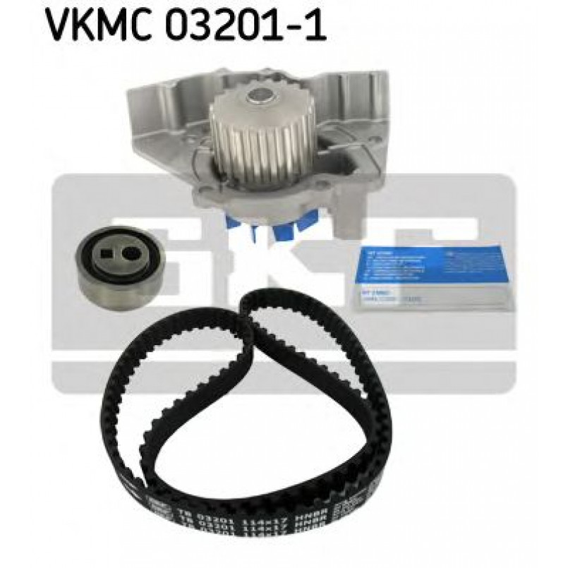 VKMC 03201-1 SKF - Насос охолоджуючої рідини + комплект зубчатого ремня